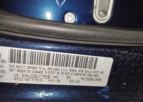 2018 Jeep Compass Limited 4X4 z USA, uszkodzony, nr VIN 3C4NJDCB9JT175536